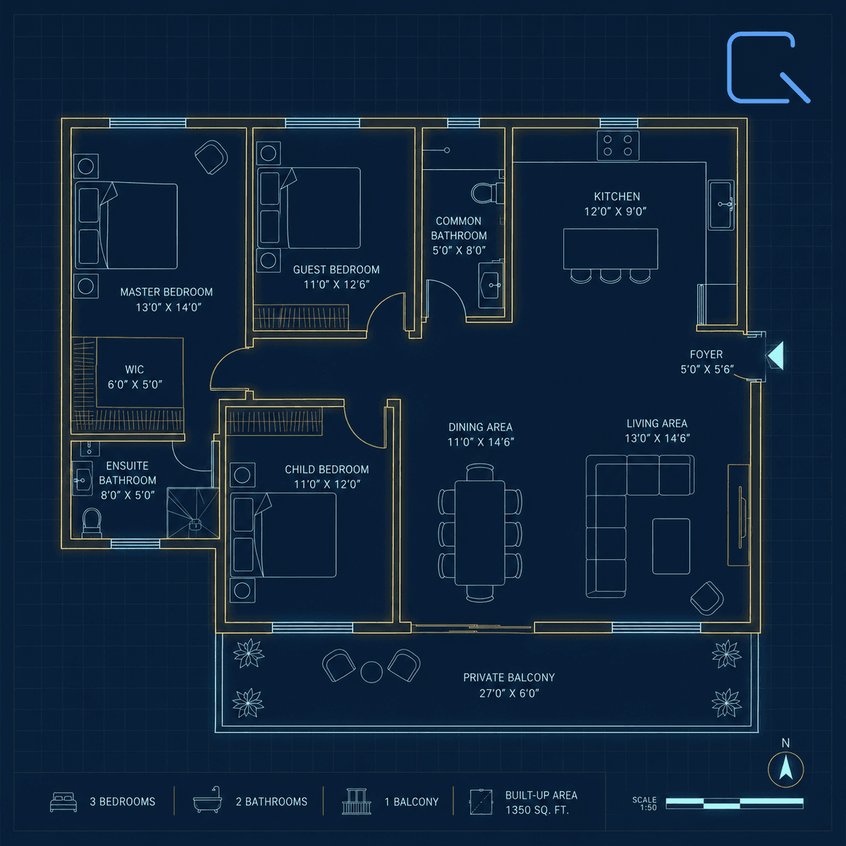 AI floor plan analysis